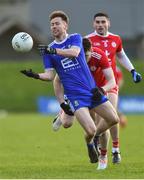 2 February 2020; Karl O'Connell of Monaghan in action against Rory Brennan of Tyrone during the Allianz Football League Division 1 Round 2 match between Monaghan and Tyrone at St. Mary's Park in Castleblayney, Monaghan. Photo by Oliver McVeigh/Sportsfile