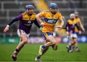 2 February 2020; Shane O'Donnell of Clare in action against Kevin Foley of Wexford during the Allianz Hurling League Division 1 Group B Round 2 match between Wexford and Clare at Chadwicks Wexford Park in Wexford. Photo by Ray McManus/Sportsfile