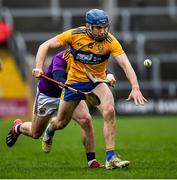 2 February 2020; Shane O'Donnell of Clare in action against Kevin Foley of Wexford during the Allianz Hurling League Division 1 Group B Round 2 match between Wexford and Clare at Chadwicks Wexford Park in Wexford. Photo by Ray McManus/Sportsfile