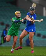 2 February 2020; Ciardha Maher of Tipperary in action against Karen O'Leary of Limerick during the Littlewoods Ireland National Camogie League Division 1 match between Limerick and Tipperary at LIT Gaelic Grounds in Limerick. Photo by Diarmuid Greene/Sportsfile