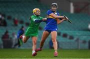 2 February 2020; Ciardha Maher of Tipperary in action against Karen O'Leary of Limerick during the Littlewoods Ireland National Camogie League Division 1 match between Limerick and Tipperary at LIT Gaelic Grounds in Limerick. Photo by Diarmuid Greene/Sportsfile