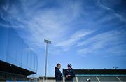2 February 2020; Laois manager Eddie Brennan, right, with selector Tommy Fitzgerald, prior to the Allianz Hurling League Division 1 Group B Round 2 match between Dublin and Laois at Parnell Park in Dublin. Photo by Brendan Moran/Sportsfile
