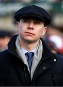2 February 2020; Trainer Joseph O'Brien during Day Two of the Dublin Racing Festival at Leopardstown Racecourse in Dublin. Photo by Harry Murphy/Sportsfile