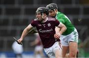 2 February 2020; Pádraic Mannion of Galway in action against Gearoid Hegarty of Limerick during the Allianz Hurling League Division 1 Group A Round 2 match between Limerick and Galway at LIT Gaelic Grounds in Limerick. Photo by Diarmuid Greene/Sportsfile