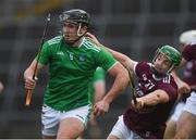 2 February 2020; Darragh O’Donovan of Limerick gets away from Adrian Tuohy of Galway during the Allianz Hurling League Division 1 Group A Round 2 match between Limerick and Galway at LIT Gaelic Grounds in Limerick. Photo by Diarmuid Greene/Sportsfile