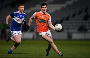 1 February 2020; Jarlath Og Burns of Armagh in action against Colm Murphy of Laois during the Allianz Football League Division 2 Round 2 match between Laois and Armagh at MW Hire O'Moore Park in Portlaoise, Laois. Photo by Sam Barnes/Sportsfile