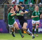2 February 2020; Rhona Lloyd of Scotland is tackled by Ellen Murphy of Ireland during the Women's Six Nations Rugby Championship match between Ireland and Scotland at Energia Park in Donnybrook, Dublin. Photo by Ramsey Cardy/Sportsfile
