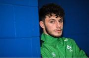 3 February 2020; Andrew Smith poses for a portrait following an Ireland U20 Rugby press conference in the Sport Ireland National Indoor Arena at the Sport Ireland Campus in Dublin. Photo by Ramsey Cardy/Sportsfile