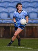 1 February 2020; Leah Caffrey of Dublin during the Lidl Ladies National Football League Division 1 Round 2 match between Mayo and Dublin at Elverys MacHale Park in Castlebar, Mayo. Photo by Harry Murphy/Sportsfile