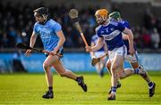 2 February 2020; Donal Burke of Dublin in action against Pádraig Delaney of Laois during the Allianz Hurling League Division 1 Group B Round 2 match between Dublin and Laois at Parnell Park in Dublin. Photo by Brendan Moran/Sportsfile