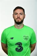 30 September 2017; Eanna Durham during a Republic of Ireland Amputee Squad Portraits session at AUL Complex in Clonshaugh, Dublin. Photo by Sam Barnes/Sportsfile