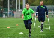 30 September 2017; Patrick Hutton during a Republic of Ireland Amputee Training Session at AUL Complex in Clonshaugh, Dublin. Photo by Sam Barnes/Sportsfile
