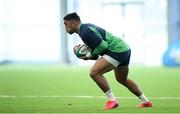 4 February 2020; Bundee Aki during Ireland Rugby squad training at the IRFU High Performance Centre at the Sport Ireland Campus in Dublin. Photo by Ramsey Cardy/Sportsfile