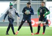 4 February 2020; Assistant coach Mike Catt, left, with Conor Murray, centre, and CJ Stander during Ireland Rugby squad training at the IRFU High Performance Centre at the Sport Ireland Campus in Dublin. Photo by Ramsey Cardy/Sportsfile