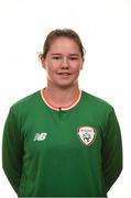 13 October 2017; Keelin McEntee during a Republic of Ireland U19 Women's Squad Portraits session at Johnstown House Estate in Meath. Photo by Matt Browne/Sportsfile