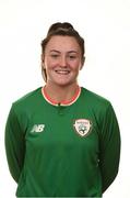 13 October 2017; Tiegan Ruddy during a Republic of Ireland U19 Women's Squad Portraits session at Johnstown House Estate in Meath. Photo by Matt Browne/Sportsfile