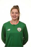 13 October 2017; Kate Mooney during a Republic of Ireland U19 Women's Squad Portraits session at Johnstown House Estate in Meath. Photo by Matt Browne/Sportsfile