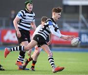 4 February 2020; Sean Finlay of Cistercian College, Roscrea during the Bank of Ireland Leinster Schools Junior Cup First Round match between Cistercian College, Roscrea and Presentation College, Bray at Energia Park in Dublin. Photo by Matt Browne/Sportsfile