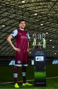 5 February 2020; Drogheda United's Jake Hyland during the launch of the 2020 SSE Airtricity League season at the Sport Ireland National Indoor Arena in Dublin. Photo by Harry Murphy/Sportsfile