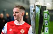 5 February 2020; Ian Bermingham of St Patrick's Athletic during the launch of the 2020 SSE Airtricity League season at the Sport Ireland National Indoor Arena in Dublin. Photo by Stephen McCarthy/Sportsfile