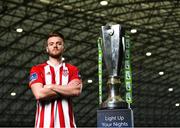 5 February 2020; Derry City's Conor Clifford at the launch of the 2020 SSE Airtricity League season at the Sport Ireland National Indoor Arena in Dublin. Photo by Harry Murphy/Sportsfile