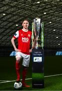 5 February 2020; Ian Bermingham of St Patrick's Athletic at the launch of the 2020 SSE Airtricity League season at the Sport Ireland National Indoor Arena in Dublin. Photo by Harry Murphy/Sportsfile