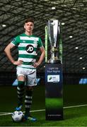 5 February 2020; Ronan Finn of Shamrock Rovers at the launch of the 2020 SSE Airtricity League season at the Sport Ireland National Indoor Arena in Dublin. Photo by Harry Murphy/Sportsfile