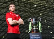 5 February 2020; Longford Town's Joe Gorman at the launch of the 2020 SSE Airtricity League season at the Sport Ireland National Indoor Arena in Dublin. Photo by Harry Murphy/Sportsfile