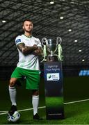 5 February 2020; Cabinteely's Daniel Blackbyrne at the launch of the 2020 SSE Airtricity League season at the Sport Ireland National Indoor Arena in Dublin. Photo by Harry Murphy/Sportsfile