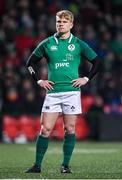31 January 2020; Lewis Finlay of Ireland during the U20 Six Nations Rugby Championship match between Ireland and Scotland at Irish Independent Park in Cork. Photo by Harry Murphy/Sportsfile