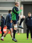 6 February 2020; Devin Toner during Ireland Rugby squad training at the IRFU High Performance Centre at the Sport Ireland Campus in Dublin. Photo by Brendan Moran/Sportsfile