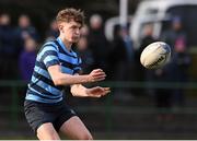 6 February 2020; Ross O'Connor of Castleknock College during the Bank of Ireland Leinster Schools Junior Cup First Round match between CBS Wexford and Castleknock College at Greystones RFC in Wicklow. Photo by Matt Browne/Sportsfile