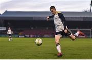 5 February 2020; Craig Taylor of Ulster University during the Rustlers IUFU Collingwood Cup Final match between DCU and Ulster University at Dalymount Park in Dublin. Photo by Sam Barnes/Sportsfile