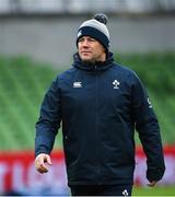 7 February 2020; National scrum coach John Fogarty during the Ireland Rugby captain's run at the Aviva Stadium in Dublin. Photo by Ramsey Cardy/Sportsfile