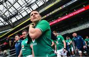 7 February 2020; Andrew Conway during the Ireland Rugby captain's run at the Aviva Stadium in Dublin. Photo by Ramsey Cardy/Sportsfile