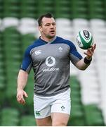 7 February 2020; Cian Healy during the Ireland Rugby captain's run at the Aviva Stadium in Dublin. Photo by Ramsey Cardy/Sportsfile