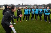 7 February 2020; Catherese Fahey, UEFA B Licence participant, during a UEFA Female-only B Licence Coaching Course at Fota Island Resort, Cork. Photo by Matt Browne/Sportsfile