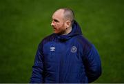 7 February 2020; St Patrick's Athletic manager Stephen O'Donnell prior to the pre-season friendly match between St Patrick's Athletic and Drogheda United at Richmond Park in Dublin. Photo by Seb Daly/Sportsfile