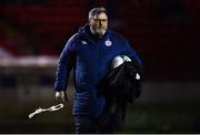 7 February 2020; Shelbourne equipment manager John Watson ahead of the pre-season friendly match between Shelbourne and Bray Wanderers at Tolka Park in Dublin. Photo by Ben McShane/Sportsfile