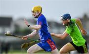 8 February 2020; Andrew Ormond of Mary Immaculate College Limerick in action against Shane Reck of IT Carlow during the Fitzgibbon Cup Semi-Final match between Mary Immaculate College Limerick and IT Carlow at Dublin City University Sportsgrounds. Photo by Sam Barnes/Sportsfile