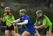 8 February 2020; Gary Cooney of Mary Immaculate College Limerick in action against Sean Downey of IT Carlow during the Fitzgibbon Cup Semi-Final match between Mary Immaculate College Limerick and IT Carlow at Dublin City University Sportsgrounds. Photo by Sam Barnes/Sportsfile