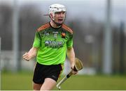 8 February 2020; Cathal Dunbar of IT Carlow celebrates after scoring his side's fourth goal during the Fitzgibbon Cup Semi-Final match between Mary Immaculate College Limerick and IT Carlow at Dublin City University Sportsgrounds. Photo by Sam Barnes/Sportsfile