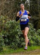 8 February 2020; Teresa Doherty of Finn Valley AC, Donegal, on her way to winning the Masters Women Cross Country during the Irish Life Health National Intermediate, Master, Juvenile B & Relays Cross Country at Avondale in Rathdrum, Co Wicklow. Photo by Matt Browne/Sportsfile