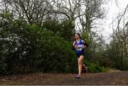 8 February 2020; Teresa Doherty of Finn Valley AC, Donegal, on her way to winning the Masters Women Cross Country during the Irish Life Health National Intermediate, Master, Juvenile B & Relays Cross Country at Avondale in Rathdrum, Co Wicklow. Photo by Matt Browne/Sportsfile