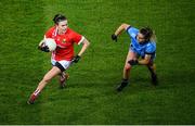8 February 2020; Hannah Looney of Cork in action against Hannah O'Neill of Dublin during the Lidl Ladies National Football League Division 1 Round 3 match between Dublin and Cork at Croke Park in Dublin. Photo by Stephen McCarthy/Sportsfile