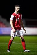 7 February 2020; Luke McNally of St Patrick's Athletic during the pre-season friendly match between St Patrick's Athletic and Drogheda United at Richmond Park in Dublin. Photo by Seb Daly/Sportsfile
