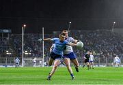 8 February 2020; Dara Mullin of Dublin in action against Kieran Duffy of Monaghan during the Allianz Football League Division 1 Round 3 match between Dublin and Monaghan at Croke Park in Dublin. Photo by Seb Daly/Sportsfile