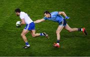8 February 2020; Drew Wylie of Monaghan in action against Dean Rock of Dublin during the Allianz Football League Division 1 Round 3 match between Dublin and Monaghan at Croke Park in Dublin. Photo by Stephen McCarthy/Sportsfile
