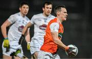 8 February 2020; Paddy Burns of Armagh in action against Paddy Brophy, centre, and Shea Ryan of Kildare during the Allianz Football League Division 2 Round 3 match between Armagh and Kildare at Athletic Grounds in Armagh. Photo by Piaras Ó Mídheach/Sportsfile