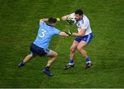8 February 2020; Drew Wylie of Monaghan in action against David Byrne of Dublin during the Allianz Football League Division 1 Round 3 match between Dublin and Monaghan at Croke Park in Dublin. Photo by Stephen McCarthy/Sportsfile